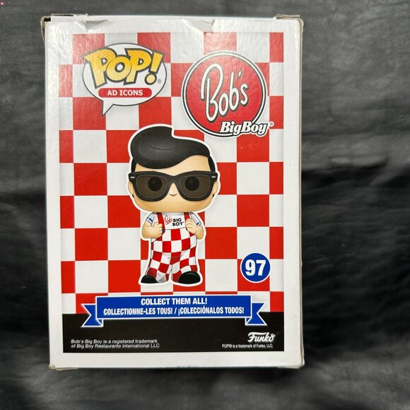 Funko Pop Shop Ad Icons Hollywood Exclusive BOB'S BIG BOY Vinyl Figure 97 - Picture 2 of 2
